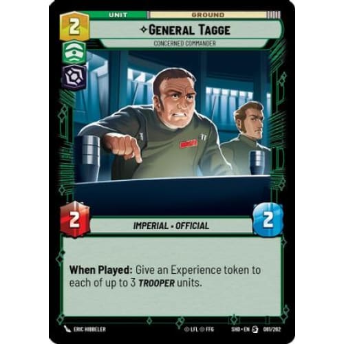 General Tagge - Concerned Commander (081/262)