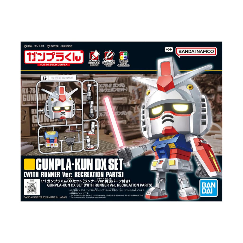 Gunpla-Kun Dx Set (With Runner Ver. Recreation Parts) 1/1