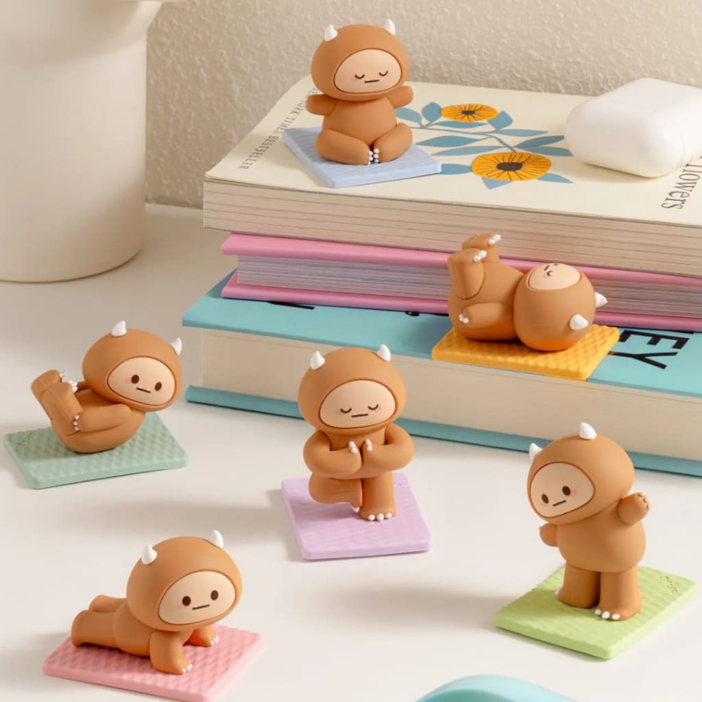 Hank Yeti Doing Yoga Blind Box Figure