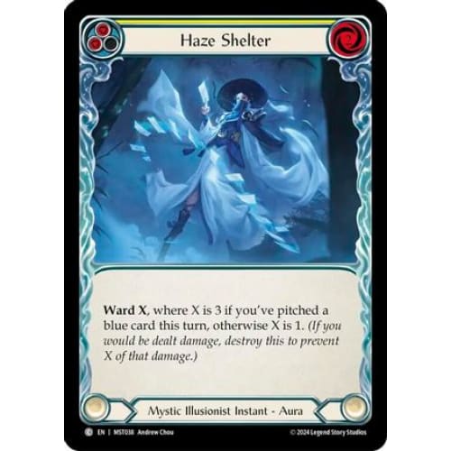 Haze Shelter (Yellow) (MST038) - Part the Mistveil Rainbow Foil