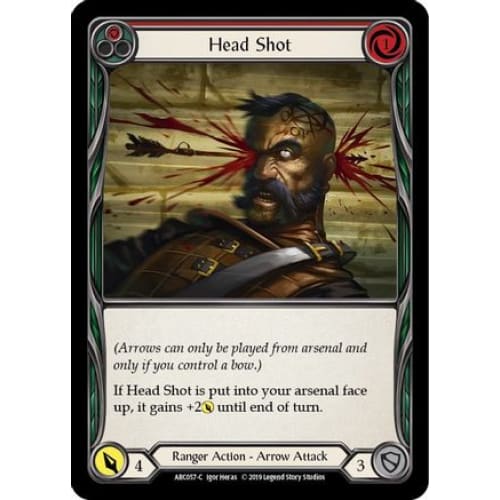 Head Shot (Red) (ARC057) - Arcane Rising Unlimited Edition