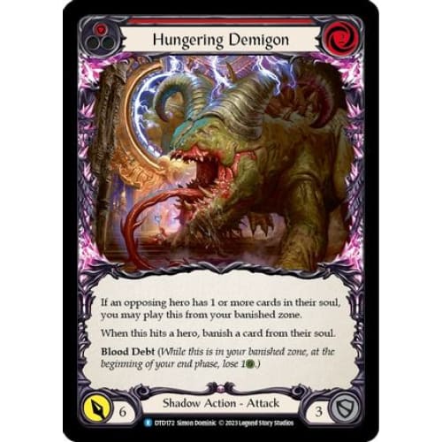 Hungering Demigon (Red) (DTD172) - Dusk till Dawn