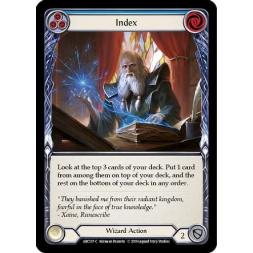 Index (Blue) (ARC137) - Arcane Rising Unlimited Edition