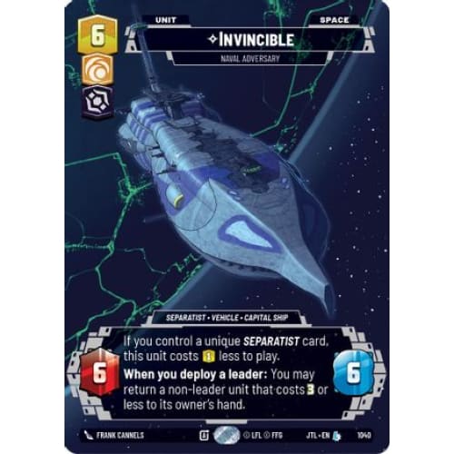 Invincible - Naval Adversary (Prestige) (1040)