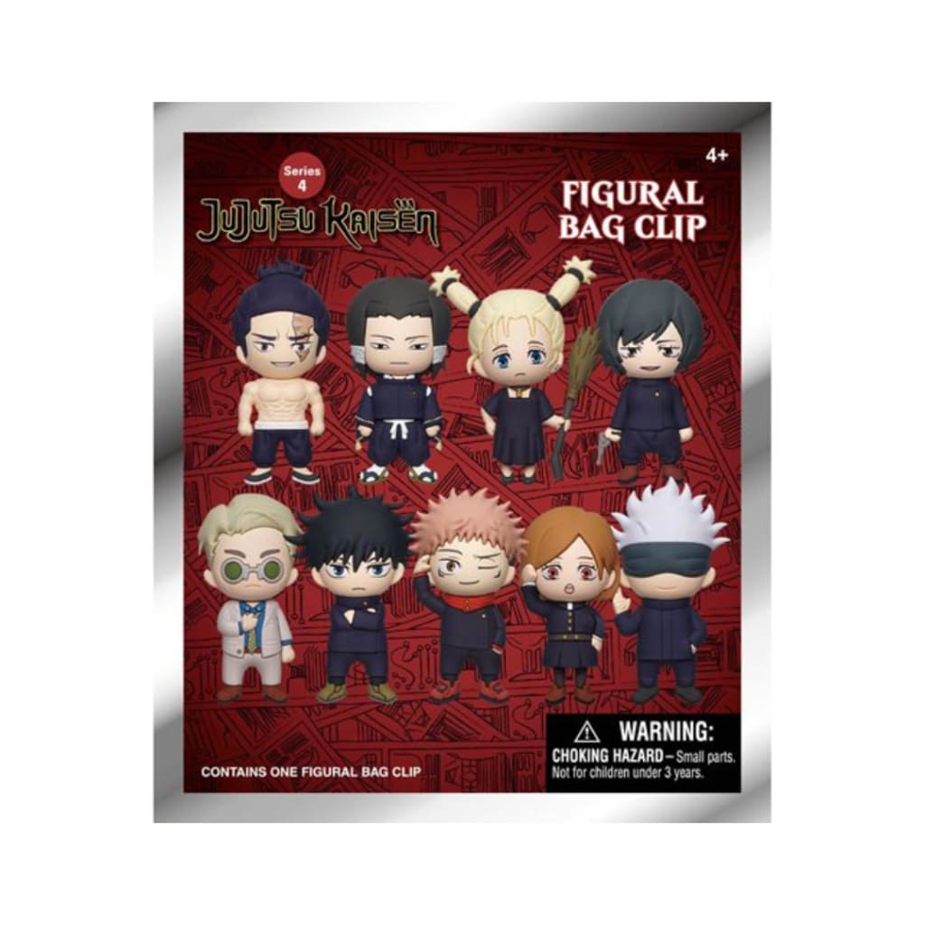 Jujutsu Kaisen Series 4 3D Foam Bag Clip Random