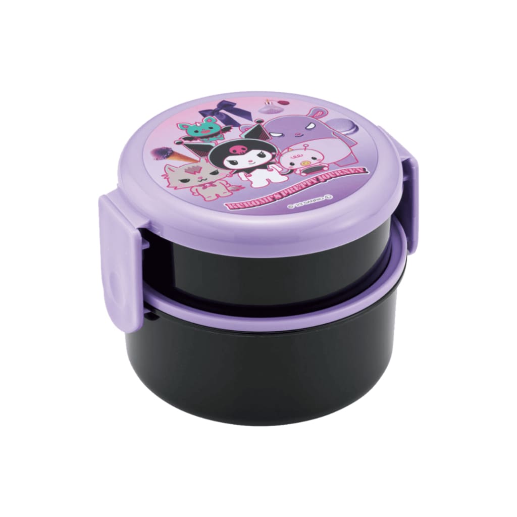 Kuromi Round Bento Lunch Box 16.91oz (Kuromi’s Pretty Journey)