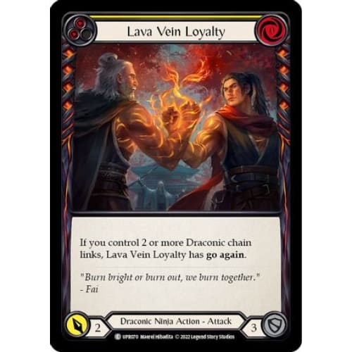 Lava Vein Loyalty (Yellow) (UPR070) - Uprising