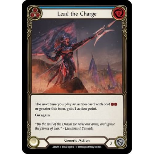 Lead the Charge (Blue) (ARC211) - Arcane Rising Unlimited Edition