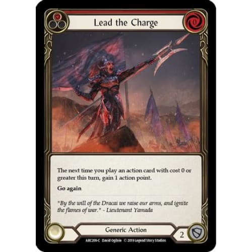 Lead the Charge (Red) (ARC209) - Arcane Rising Unlimited Edition