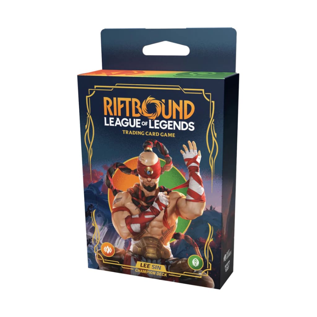 League of Legends Riftbound TCG: Origins Champion Deck Lee Sin