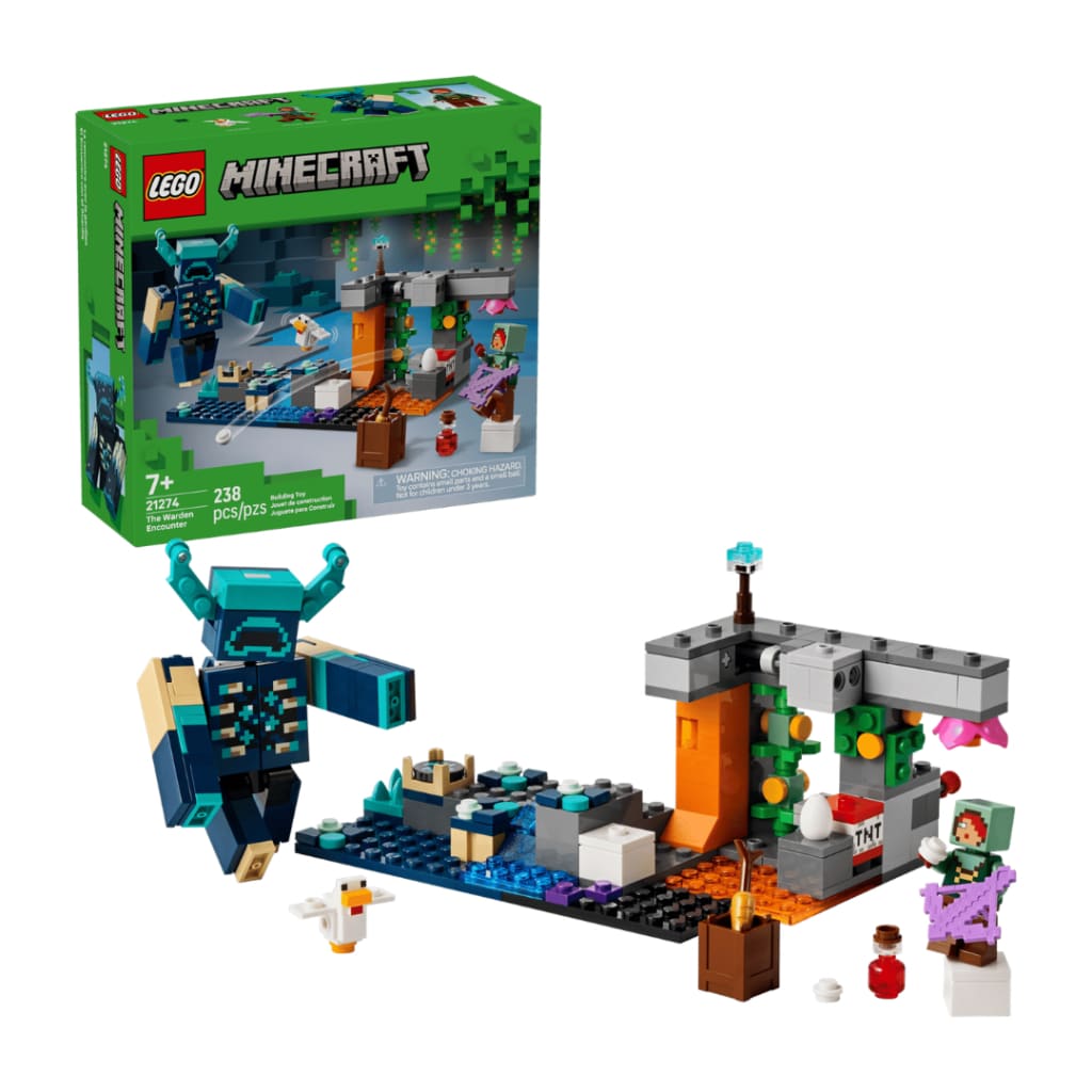 LEGO Minecraft The Warden Encounter