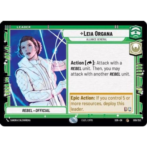 Leia Organa - Alliance General (009/252)
