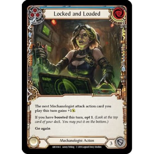 Locked and Loaded (Blue) (ARC034) - Arcane Rising Unlimited Edition