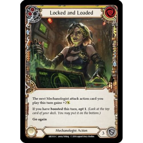 Locked and Loaded (Yellow) (ARC033) - Arcane Rising Unlimited Edition