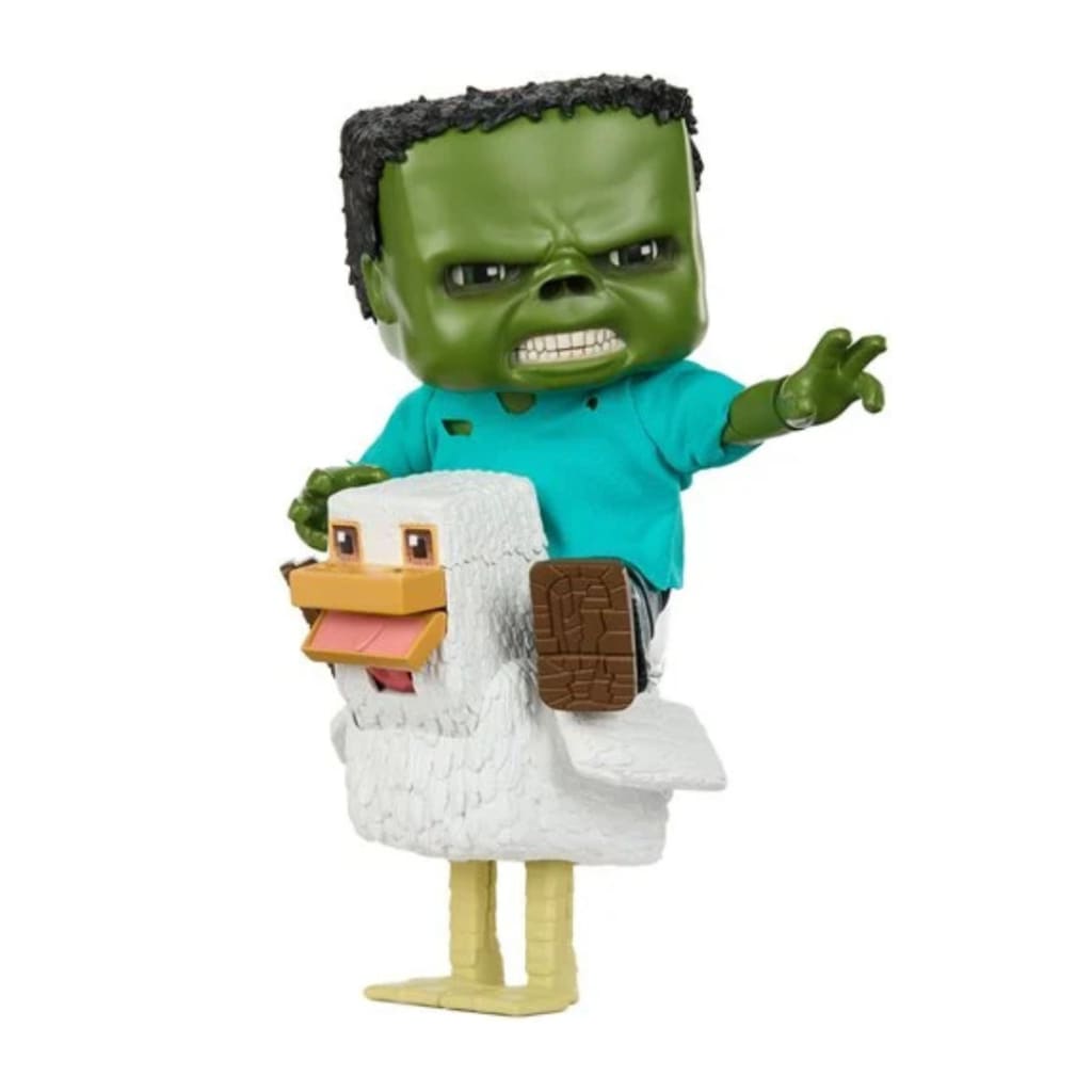A Minecraft Movie Chicken Jockey Large Scale Action Figure - Exclusive