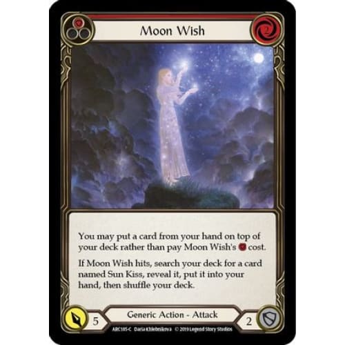Moon Wish (Red) (ARC185) - Arcane Rising Unlimited Edition
