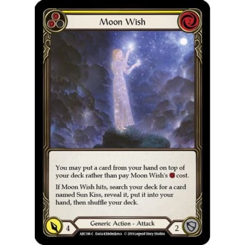 Moon Wish (Yellow) (ARC186) - Arcane Rising Unlimited Edition