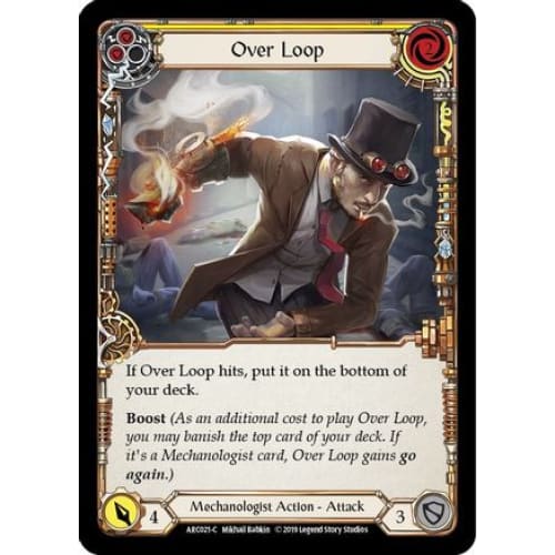 Over Loop (Yellow) (ARC021) - Arcane Rising Unlimited Edition