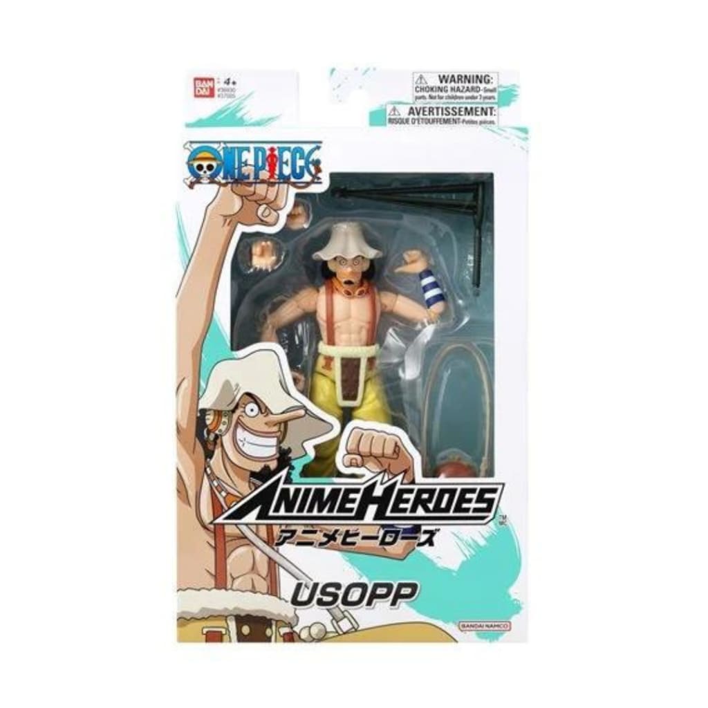 One Piece Anime Heroes Usopp 6 1/2-Inch Action Figure