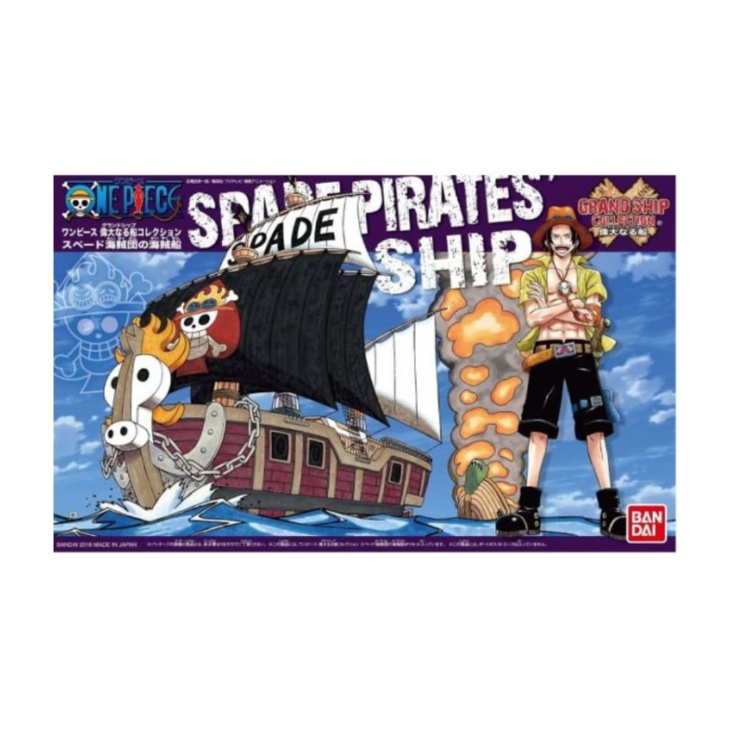 One Piece Grand Ship Collection Spade Pirates' Ship Model Kit