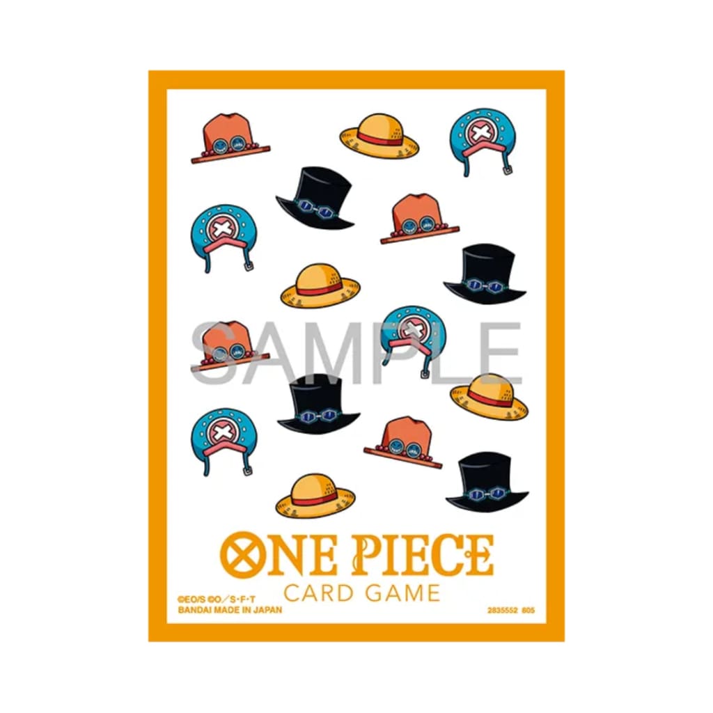 One Piece Official Card Sleeves 13 - Hat Patterns