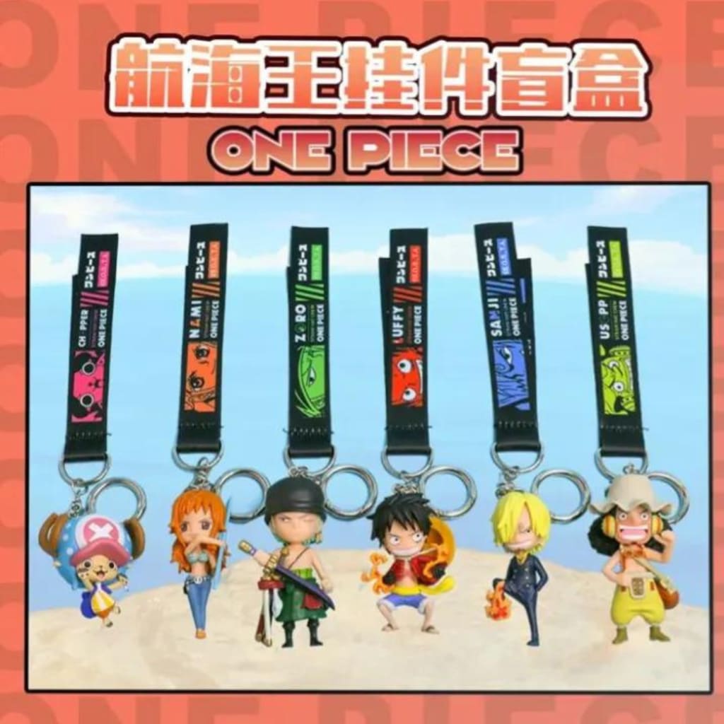 One Piece Straw Hat Crew Pendant Blind Box series by Langbowang