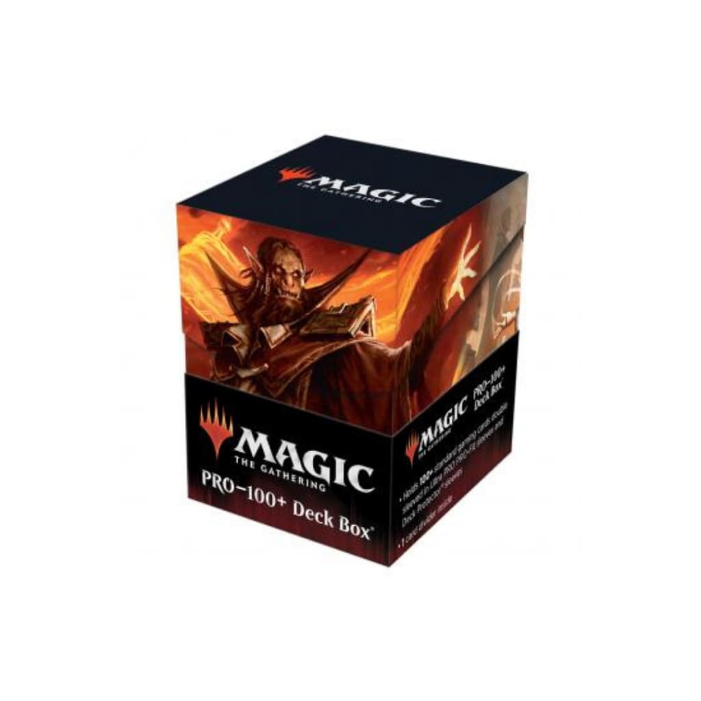 Plargg, Dean of Chaos & Augusta, Dean of Order, Strixhaven 100+ Deck Box V4 for Magic: The Gathering