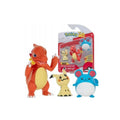 Pokemon Battle Figure Set Mimikyu, Charmeleon and Marill