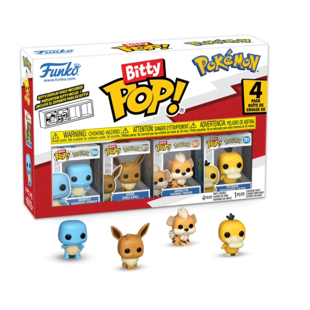Pokemon Bitty Pop! Pokémon 4-Pack Series 4