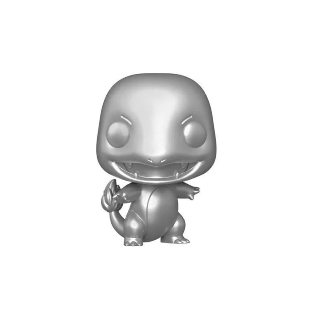 Pokemon Charmander Metallic Silver Pop! Vinyl Figure