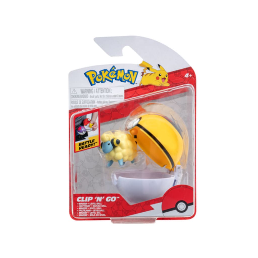 Pokemon Clip 'N' Go Mareep and Level Ball