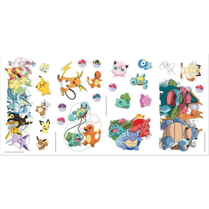 Pokemon Favourite Character Peel And Stick Wall Decals