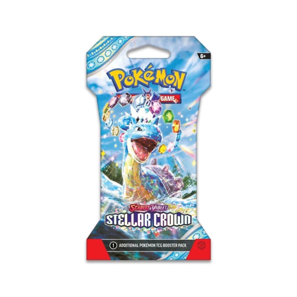 Pokemon TCG: Scarlet & Violet-Stellar Crown Sleeved Booster Pack (10 Cards)