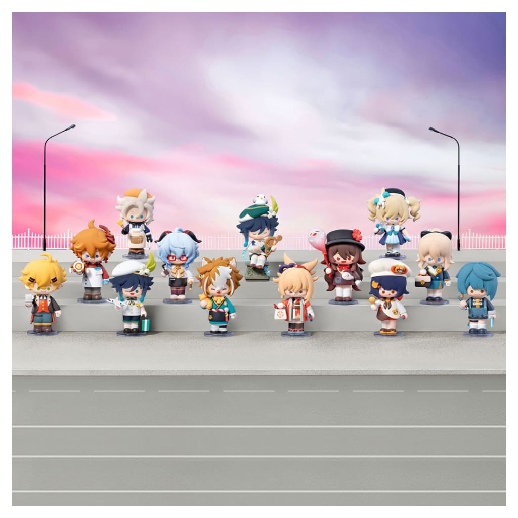 Pop Mart Genshin Impact Dress-Up Dreams Themed Chibi Series Figures Blind Box