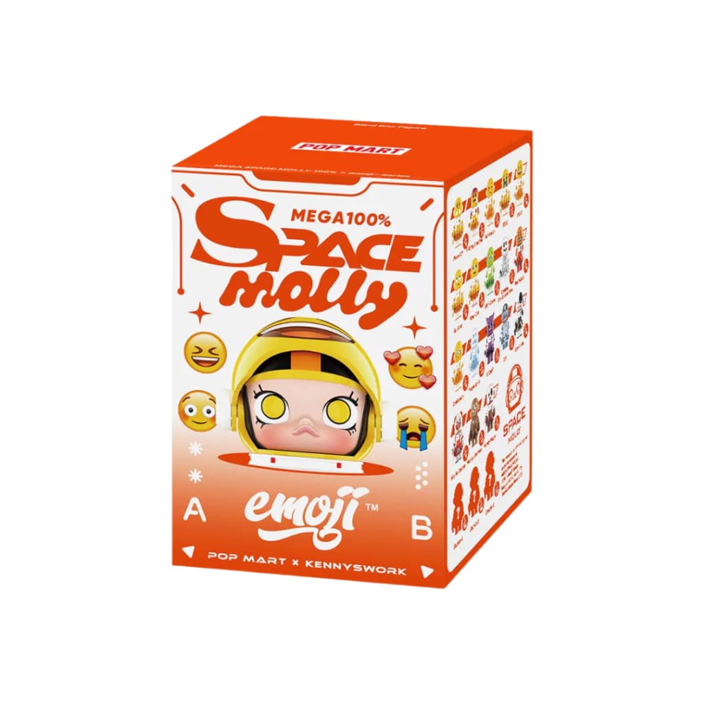 POP MART MEGA SPACE MOLLY 100% × emoji™ Series Blind Box