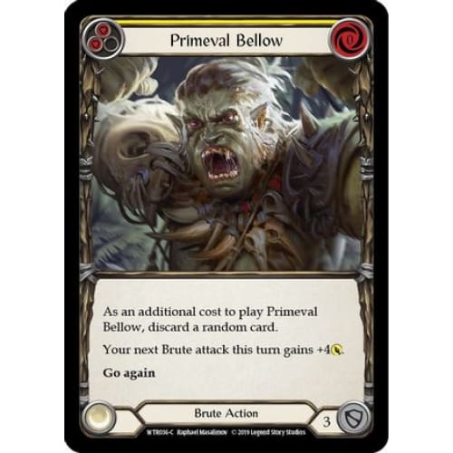 Primeval Bellow (Yellow) (WTR036) - Welcome to Rathe 1st Edition