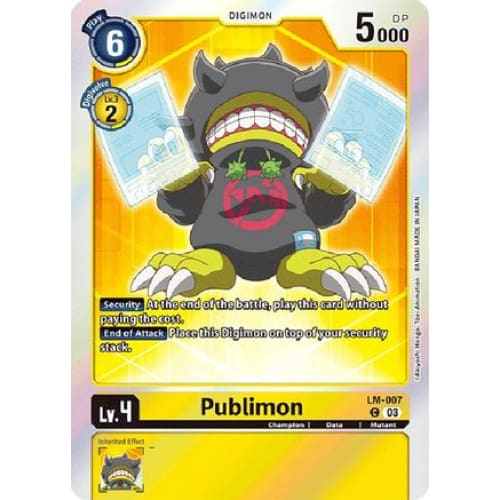 Publimon (English Exclusive) - LM-007 - Common Foil