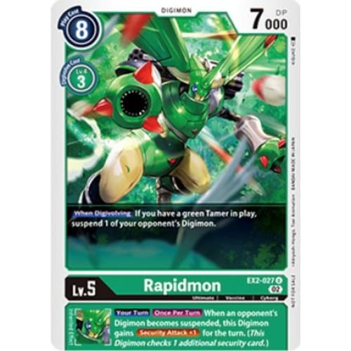 Rapidmon - EX2-027 (Tamer Party Vol. 6 Promo) - EX2-027 - Promo