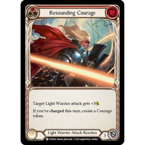 Resounding Courage (Red) (DTD069) - Dusk till Dawn