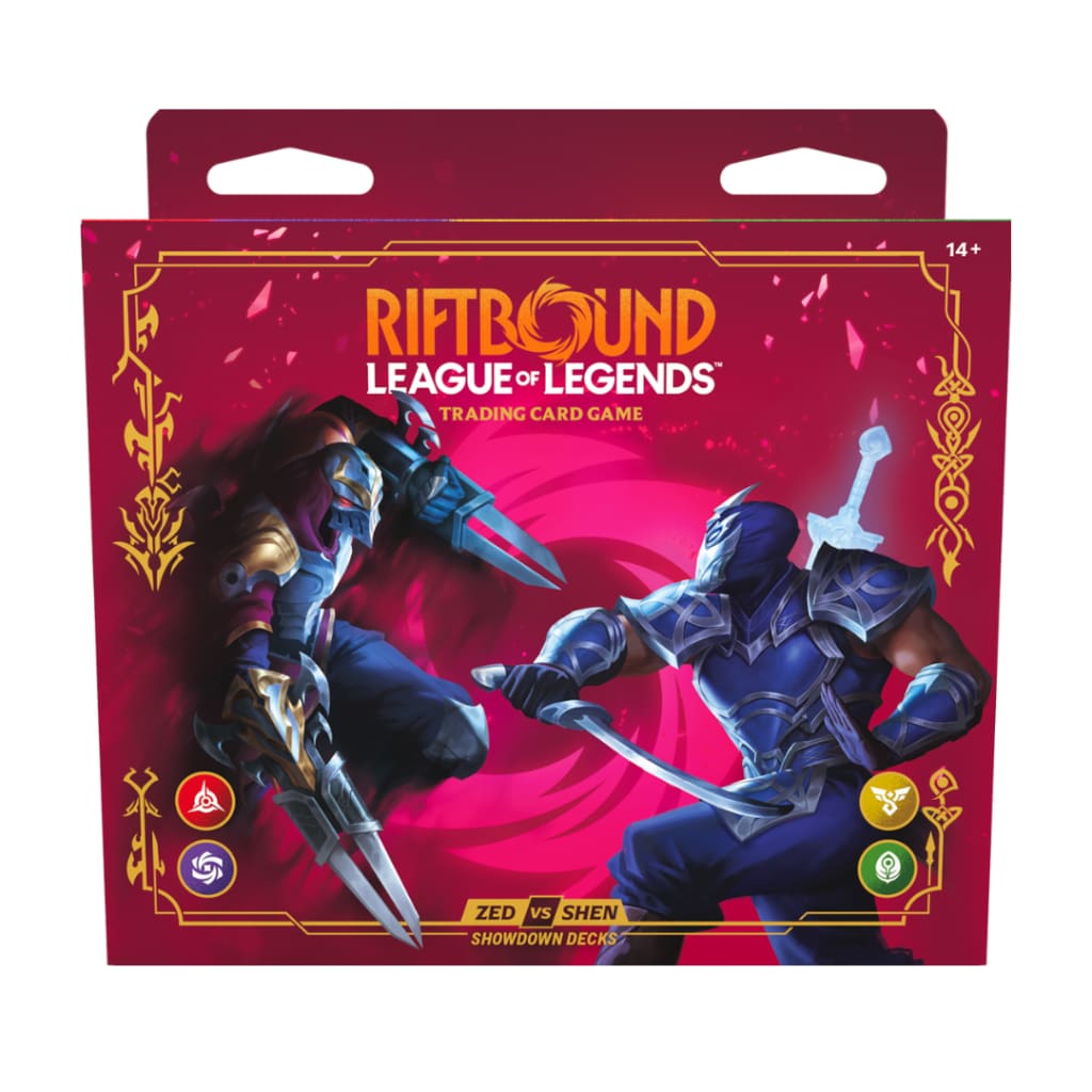 Riftbound: League of Legends Vendetta Zed vs. Shen Showdown Deck Set