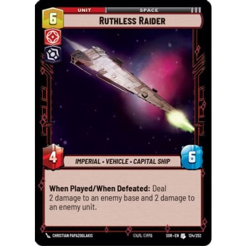 Ruthless Raider (134/252)  Foil