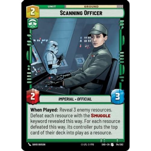 Scanning Officer (114/262)  Foil