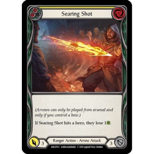 Searing Shot (Yellow) (ARC070) - Arcane Rising Unlimited Edition