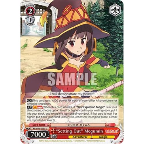 "Setting Out" Megumin (KONOSUBA -GOD’S BLESSING ON THIS WONDERFUL WORLD! RE:EDIT) U