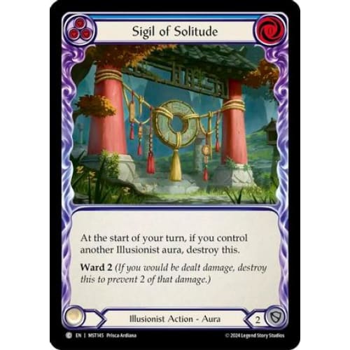 Sigil of Solitude (Blue) (MST145) - Part the Mistveil Rainbow Foil