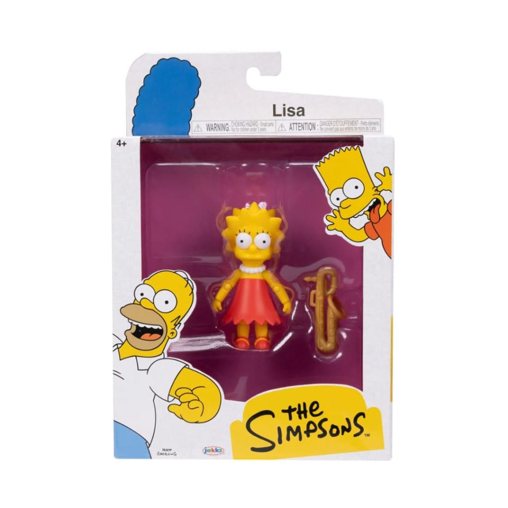 The Simpsons 5-Inch Wave 2 Lisa Simpson Action Figure