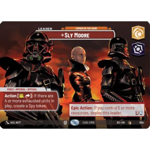 Sly Moore - Cipher in the Dark (Showcase) (1034)  Foil
