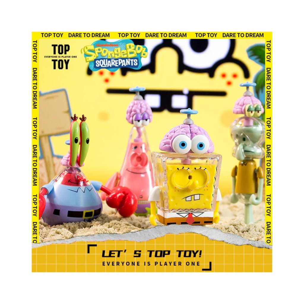 Spongebob Flying Brain Bricks Blind Box Series by TOP TOY