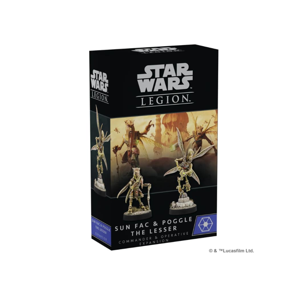 Star Wars: Legion - Separatists - Sun Fac & Poggle the Lesser Commander Expansion