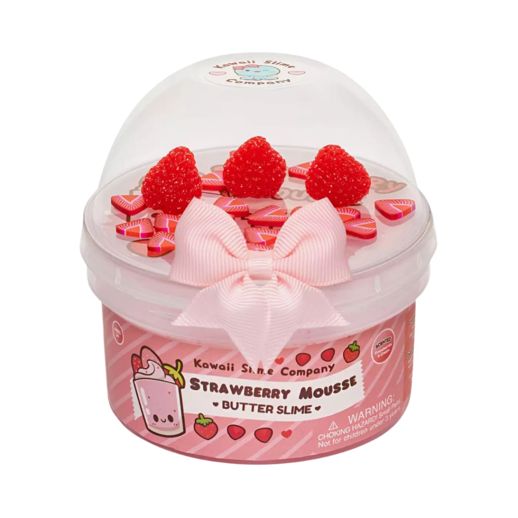 Strawberry Mousse Fluffy Butter Slime